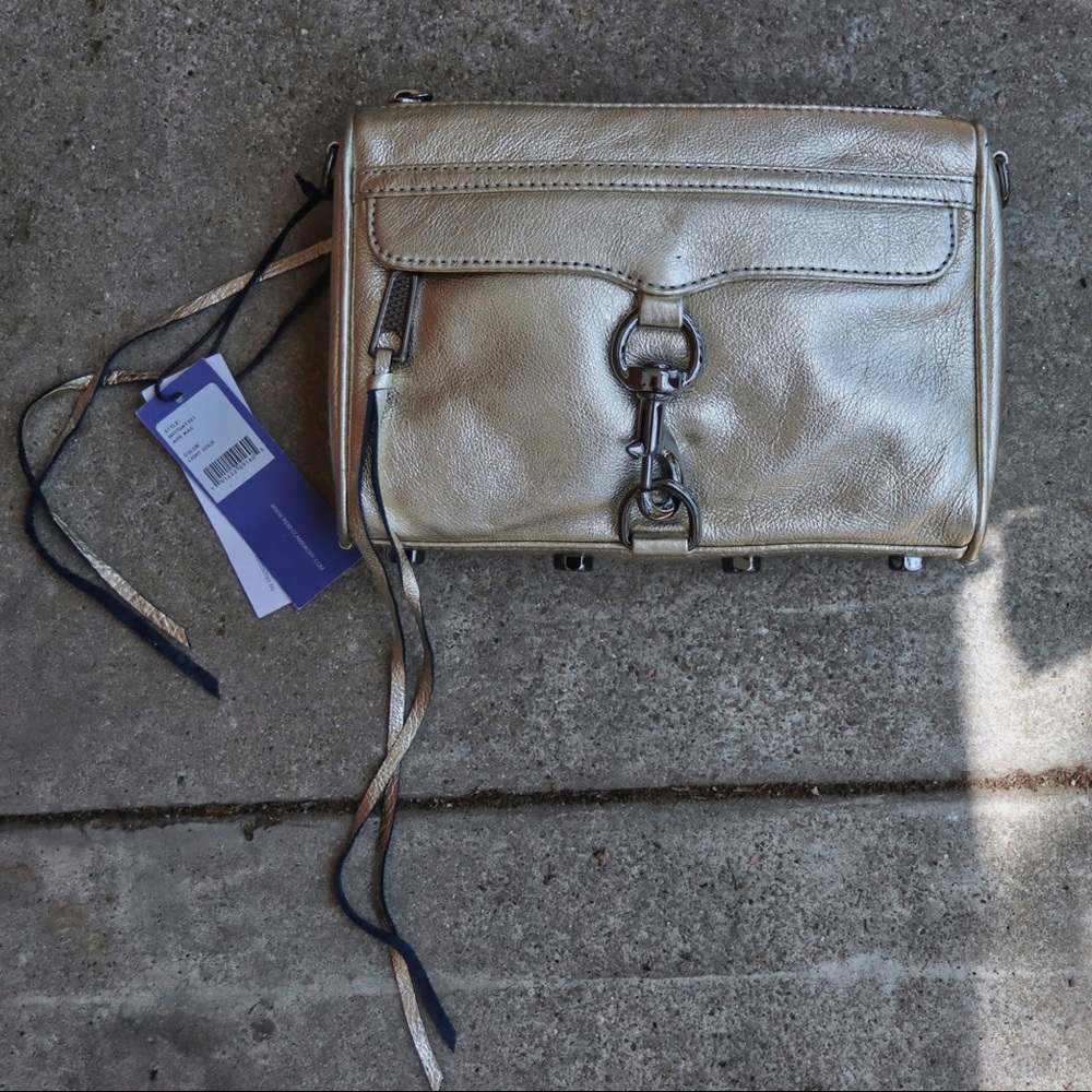 Rebecca Minkoff Mini Mac Gold Bag